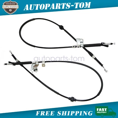 2x Rear Parking Brake Cable Fit Acura Integra 1994-1998 Honda Civic 1992-2000 - Image 1 of 4
