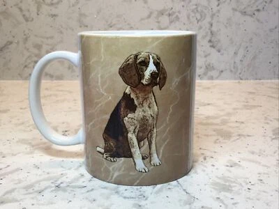 Taza de café de cerámica ENCORE Barbara Aguello Beagle foto/arte dibujo 10 onzas Foto 1 de 4