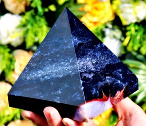 100MM Ocean Jasper Stone Chakra Balance Energy Crystal Healing Gemstone Pyramid - Picture 1 of 10