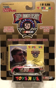 NASCAR Commutative Series Numbered Toys R Us # 99 Jeff Burton Die Cast Car - Bild 1 von 2