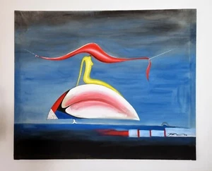 XXL Bild Acryl auf Leinwand Original  149 cm x 122 cm mit Signatur  Peter Cink - Bild 1 von 2
