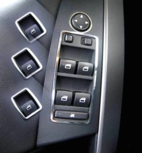 D chrome frame for power windows + mirror switches / BMW E60 E61 - stainless steel - Picture 1 of 3