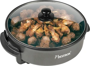 Bestron XL Paellera Electrica, Sartena Eléctrica Multifuncional Ø40 Cm Con Tapa - Imagen 1 de 12