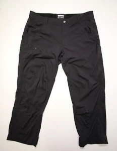 Marmot Pants Mens 36 Black Nylon Hiking Trail Outdoors Hemmed READ - Picture 1 of 14