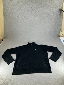 Lacoste Jacket Mens 9 2XL XXL Black Croc Logo Lightweight Fleece Full Zip - Bild 1 von 22