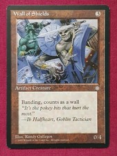 Magic The Gathering ICE AGE WALL OF SHIELDS single artifact card MTG