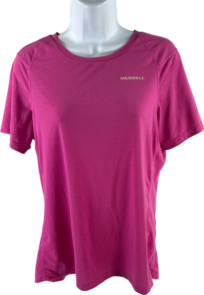 Merrell Women’s Purple Short Sleeve Athletic T-Shirt - M - Image 1 of 4
