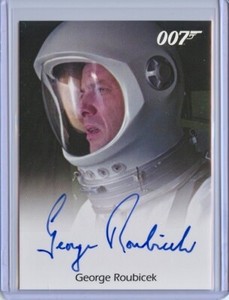 2016 James Bond Archives Spectre Edition GEORGE ROUBICEK Full Bleed Autograph 