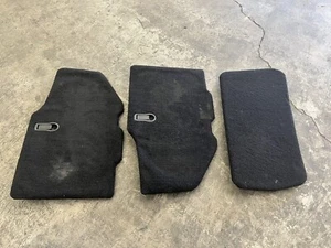 2003 C5 Corvette Hatch Oem Rear Trunk Cubby BCM Cover Lid Carpet Set Black*READ* - Picture 1 of 11