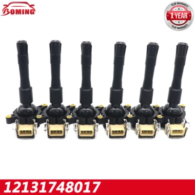 6PCS Pack Ignition Coil For BMW 325i 2.5L 740i X5 4.4L 528i 328i 2.8L 525i UF300 - Imagem 1 de 4