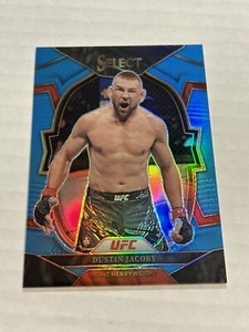 2023 SELECT UFC DUSTIN JACOBY 108/249 LIGHT BLUE PRIZM
