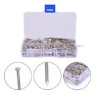 460pcs Stainless Steel Round Carpenter Nails DIY Tool (Silver)