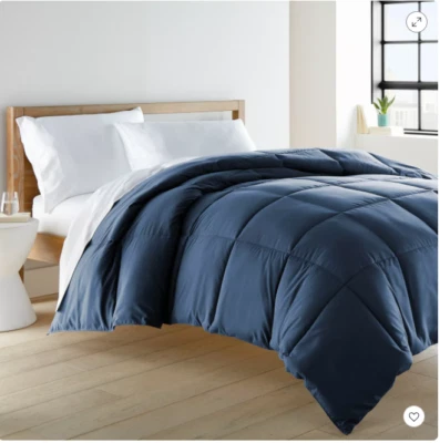 Beckham Hotel Collection Down Alternative Comforter Navy Blue (Size:Full/Queen) - Image 1 of 4