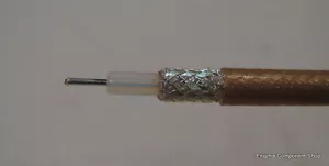 Cable coaxial de RF 50R/50 ohmios especificación militar RG142. Vendedor confiable del Reino Unido. - Imagen 1 de 1