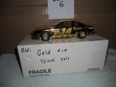 1/24 Hot Wheels nascar #14 Sterling Marlin Tennesse Vols. 24K gold - Image 1 of 3