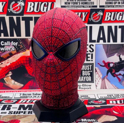 The Amazing Spiderman 1 Casco de Alta Calidad Halloween Juegos con disfraces Máscara Disfraz Accesorios Foto 1 de 4