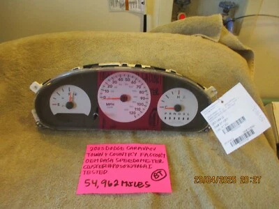 2005 DODGE CARAVAN TOWN COUNTRY DASH VELOCÍMETRO CLUSTER 54K TESTADO FRETE GRÁTIS - Imagem 1 de 4