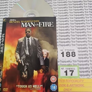 Man On Fire DVD (2005) Denzel Washington, Scott Disc And Artwork Only - Picture 1 of 1