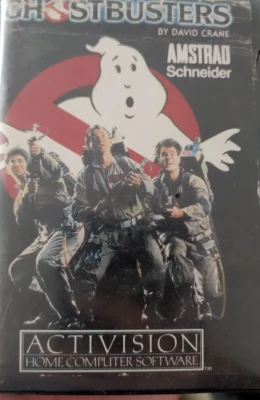 Ghostbusters (Activision 1985) Schneider CPC (Tape, Manual, Box) working CIB - Bild 1 von 4
