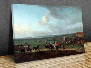 The Round Course at Newmarket, Giclée Art, mounted canvas print ready to hang - Picture 1 of 9