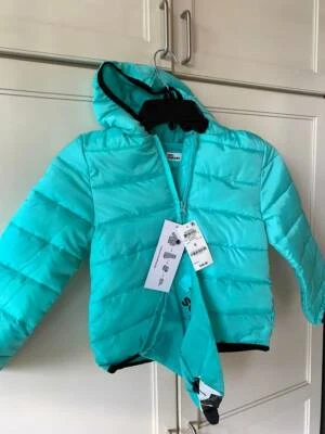 Chaqueta y bolso a juego EPIC THREADS para niñas pequeñas - Aqua - NUEVO CON ETIQUETAS - 5,6,6X Foto 1 de 3