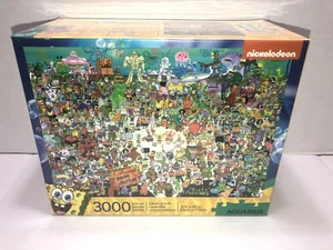 Spongebob Squarepants 3000 Piece Jigsaw Puzzle 32in x 45in Licensed by Aquarius - Picture 1 of 4