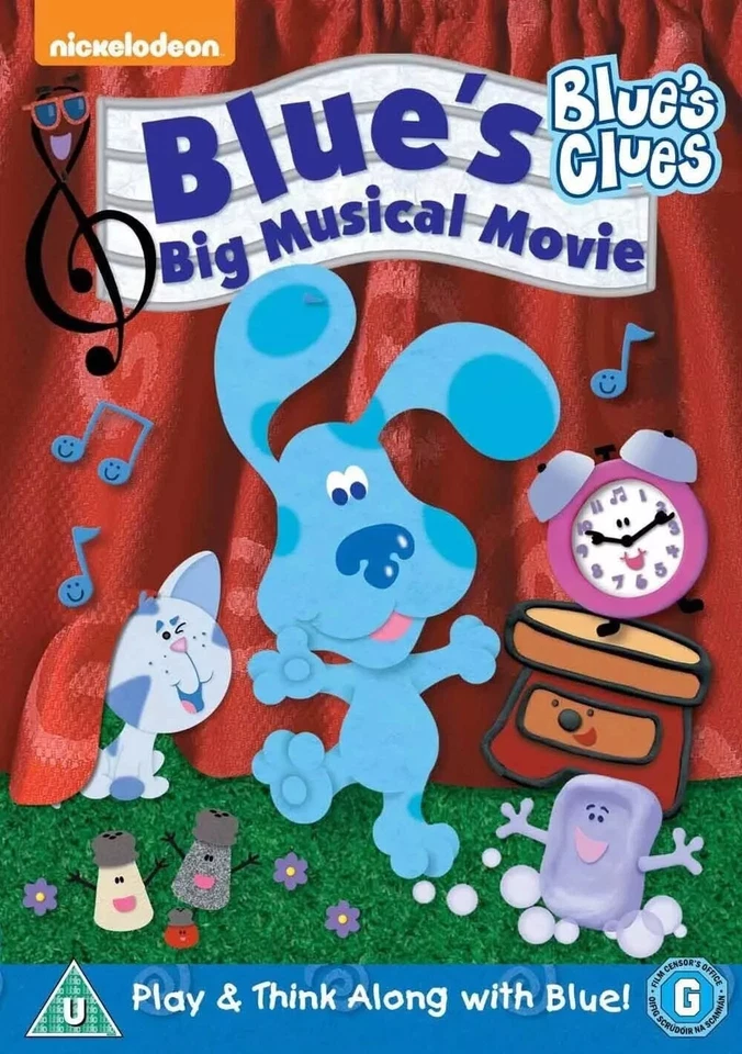 BLUE'S CLUES BLUE'S BIG MUSICAL MOVIE 80 MINS DVD Animation Brand New UK R2 - Image 1 of 1