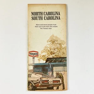 Mapa Texaco 1973 Carolina del Norte y Carolina del Sur Rand McNally - Imagen 1 de 11