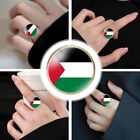 Adjustable Opening Palestine Flag Ring Palestine Banner Badge  Friendship