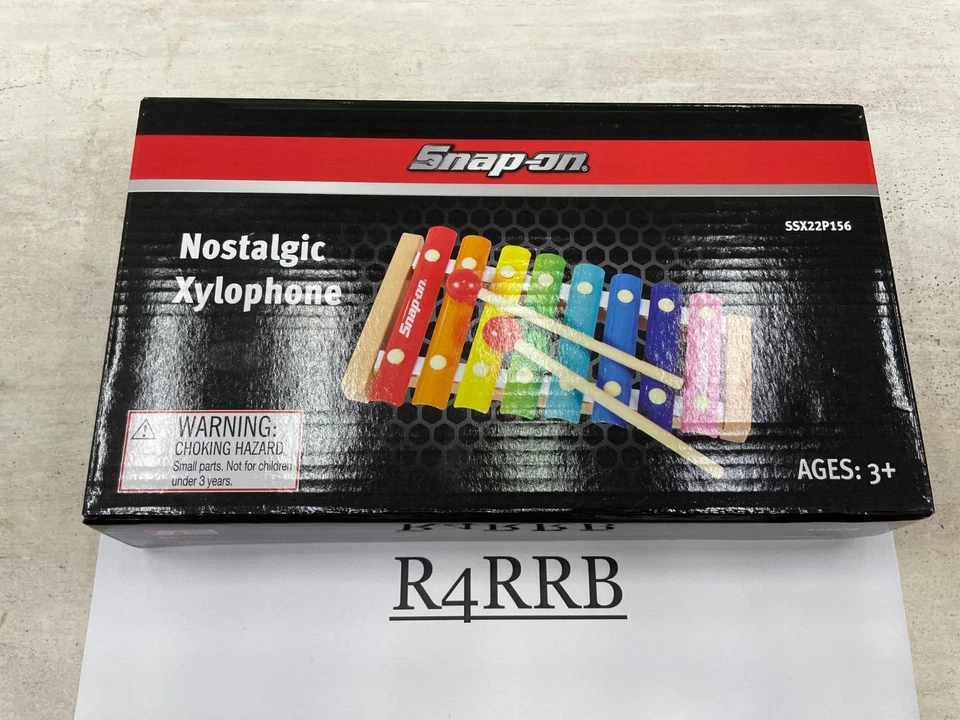 Snap-on Tools Colorful Nostalgic Xylophone Collectible Toy SSX22P156