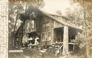 TAMARACK LODGE, RPPC, POSTMARKED WAUPACA, WISCONSIN, VINTAGE POSTCARD (SX 711) - Picture 1 of 1