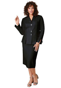 Roaman's Women's Plus Size Petite Two-Piece Skirt Suit With Shawl-Collar Jacket