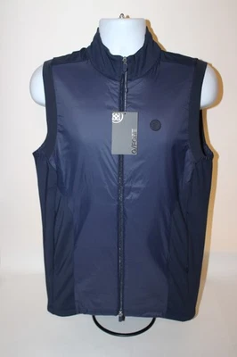 G/Fore Full Zip Repeller Vest Men’s Size M Navy Blue TWLT Golf G4MA23O49O NWT - Image 1 of 4