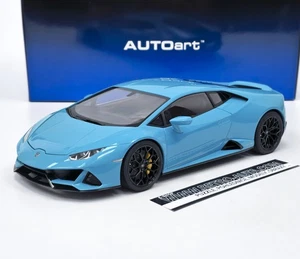Lamborghini Huracan EVO 2019 Blu Glauco AUTOart 1:18 - Imagen 1 de 15