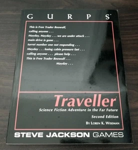 Traveller RPG GURPS Traveller 2nd edition Rulebook 1999 SJG new - Picture 1 of 1