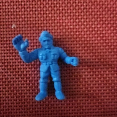 M.U.S.C.L.E. Figura Azul Kinnikuman Keshi Brocken Jr. Bandai De Colección Japón Años 80 Foto 1 de 2