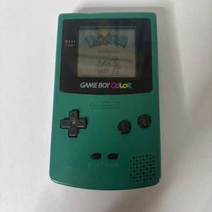Nintendo Gameboy Color Console Teal CGH-001 Made In Japan - Picture 1 of 14