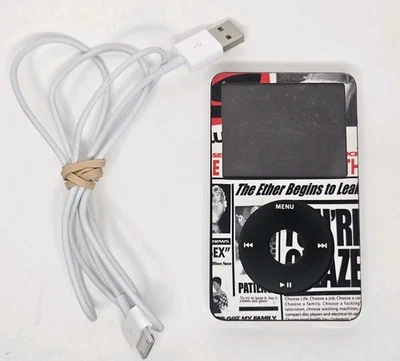 Apple iPod Classic 5th Generation (30 GB) Black - with 4442 Songs, Works MA146LL - image 1 of 4