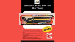 RADIO CONTROL BIG RIG IN ACTION SEMI TRUCK JADA TOYS ITEM NUMBER 36001K - Picture 1 of 5
