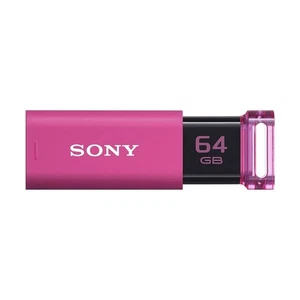 Sony USB Memory USB3.0 64GB Pink Capless USM64GU P Flash Drive Computer Japan - Picture 1 of 8