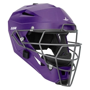 All-Star MVP5 Matte Adult Baseball Catcher's Helmet - Purple - Picture 1 of 1