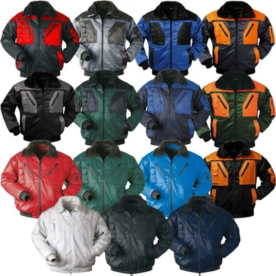 Norway Pilotenjacke 4in1 Winter Arbeitsjacke Berufsjacke Winterjacke gefüttert - Bild 1 von 4