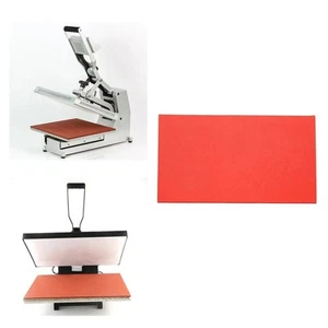 Silicone Heat Press Pad No-Stick Silicone Mat for Heat Transfer Machine Red - Picture 1 of 7