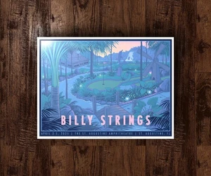 Billy Strings St. Augustine AMP Florida April 3 2025 Official Event Poster 18x24 - Picture 1 of 1