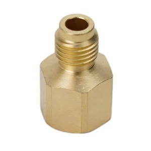 1/4 SAE To 5/16 SAE R410a Adapter 1/4-5/16 SAE Adapter Conditioner Adapter Model - Picture 1 of 15