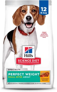 Hill'S Science Diet Adult Perfect Weight Small Bites Chicken Recipe Dry Dog F... - Picture 1 of 12