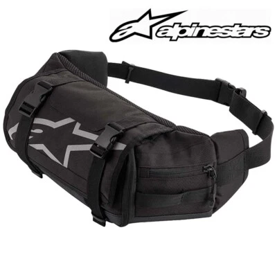 Alpinestars Tech Tool Motorcycle Waist Bag 4L Waterproof Bum Bag Pouch Black