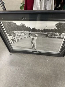 Stampa incorniciata "The One Iron" Ben Hogan 1950 US Open Champion 1993 in bianco e nero - Foto 1 di 7