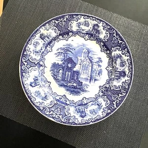 8.75" Blue White Petrus Regoula Co Maastricht Abbey Holland Antique Sphinx Logo - Imagen 1 de 4