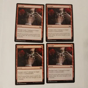 4x Strangle *Playset*  Streets of New Capenna Common MTG Magic WOTC M8714 - Picture 1 of 5